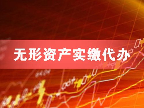 安顺无形资产实缴资本代办